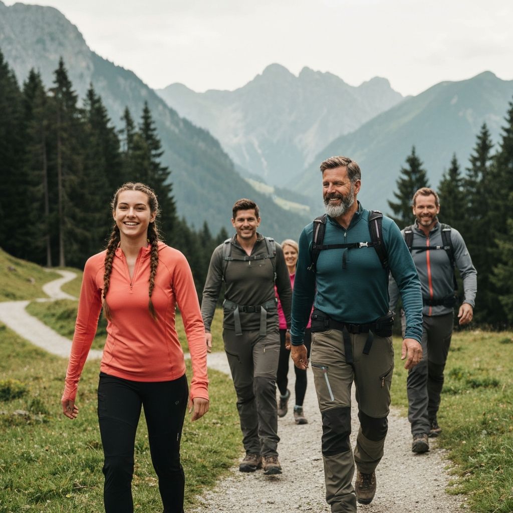People enjoying nature activities