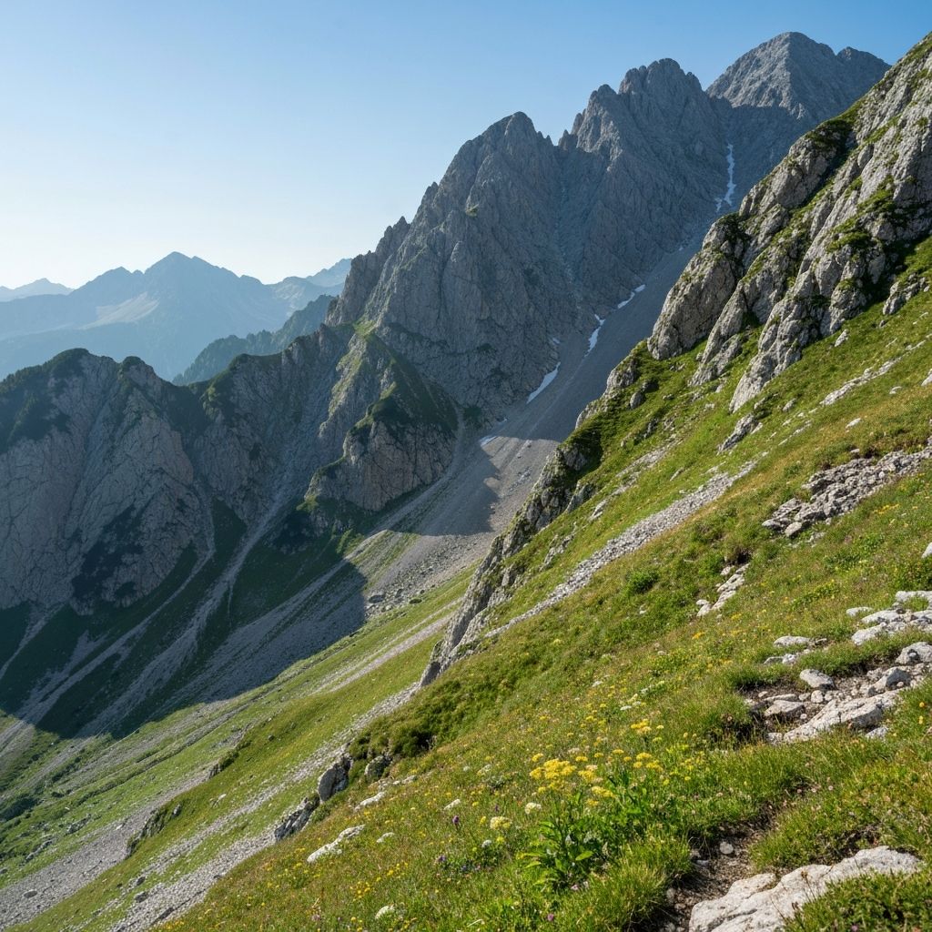 Alpine mountain landscape
